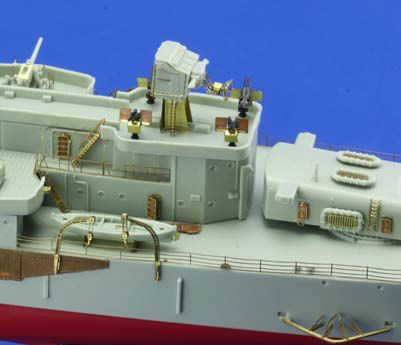 USS Indianapolis (CA-35) railings (designed to be used with Academy kits)