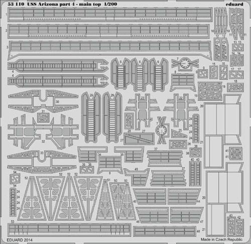 USS Arizona part 4 - main top (designed to be used with Trumpeter kits) [USS Arizona BB-39 1941]