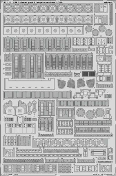USS Arizona part 6 - superstructure (designed to be used with Trumpeter kits)