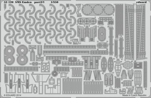 SMS Emden part 2 (designed to be used with Revell kits)[SMS Dresden & SMS Emden Set]