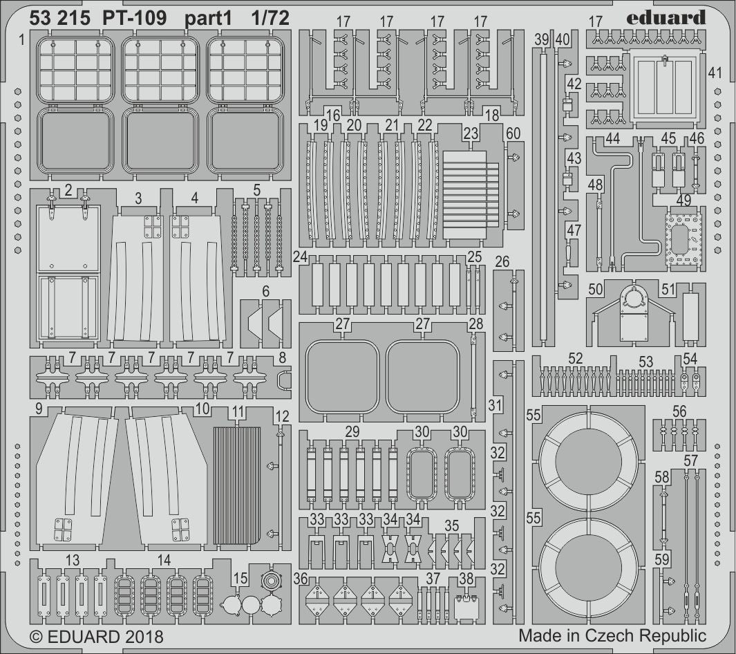 PT109 Patrol Torpedo Boat New Tool (designed to be used with Revell kits)