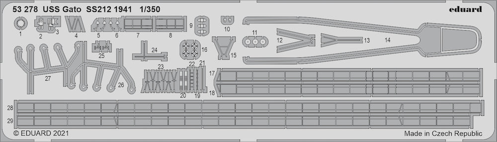 USS Gato SS-212 1941 (designed to be used with Hobby Boss kits)