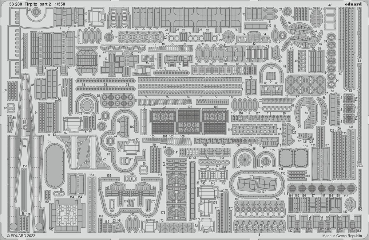 German Tirpitz part 2 (designed to be used with Trumpeter kits)