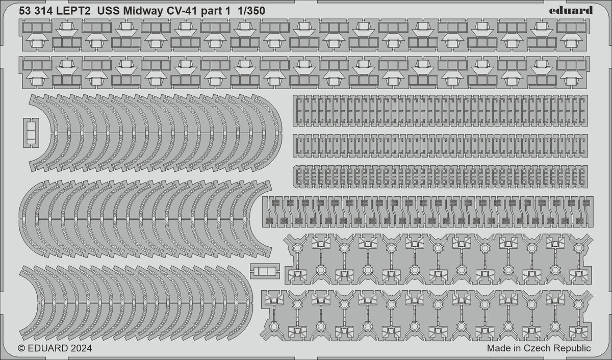 USS Midway CV-41 part 1 1/350 (designed to be used with Trumpeter kits)