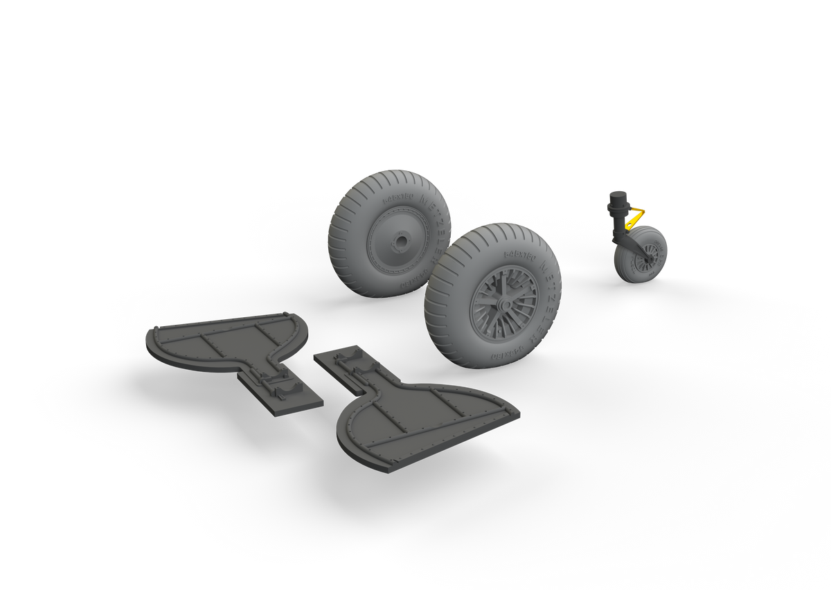 Messerschmitt Bf-108 Taifun wheels spoked (designed to be used with Eduard kits) RE-RELEASED!!!
