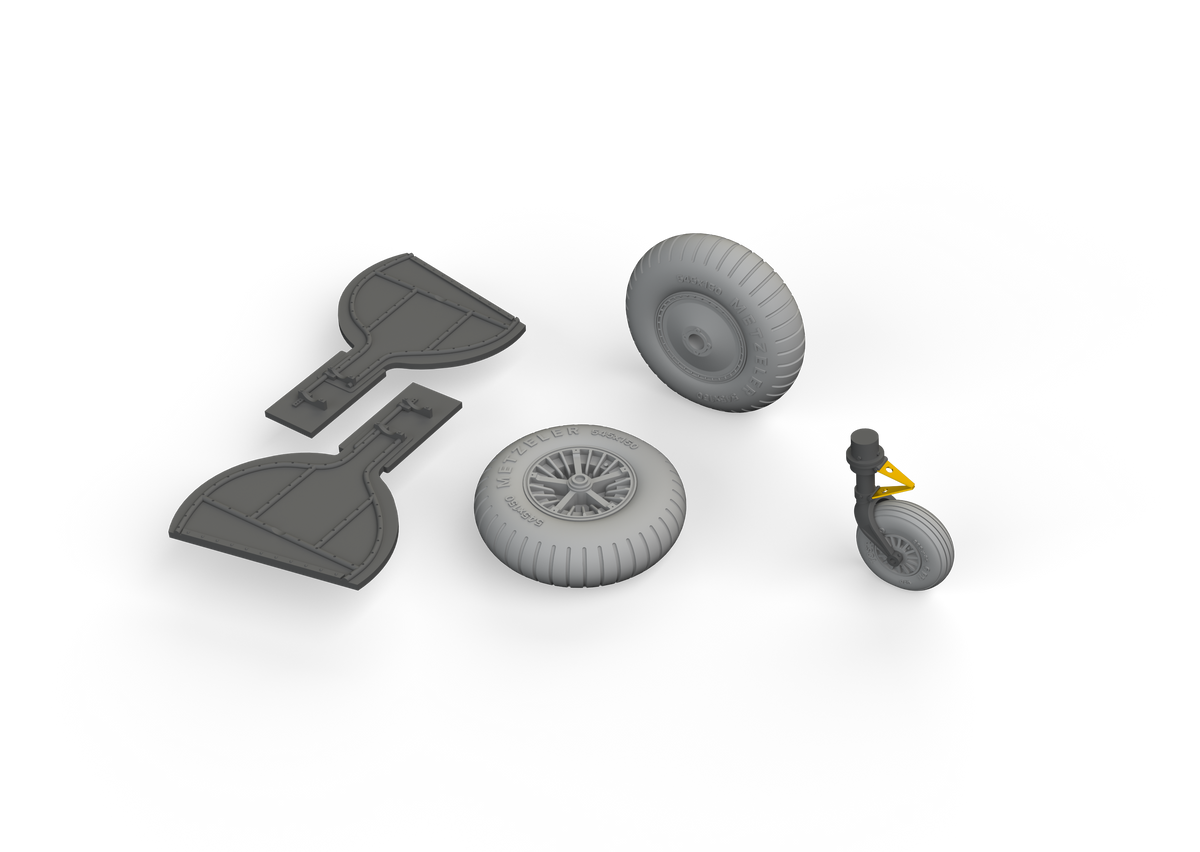 Messerschmitt Bf-108 Taifun wheels spoked (designed to be used with Eduard kits) RE-RELEASED!!!
