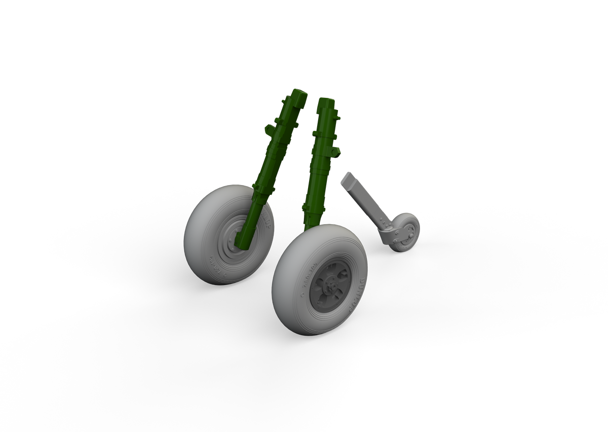 Supermarine Spitfire Mk.Ia wheels (designed to be used with Kotare kits)