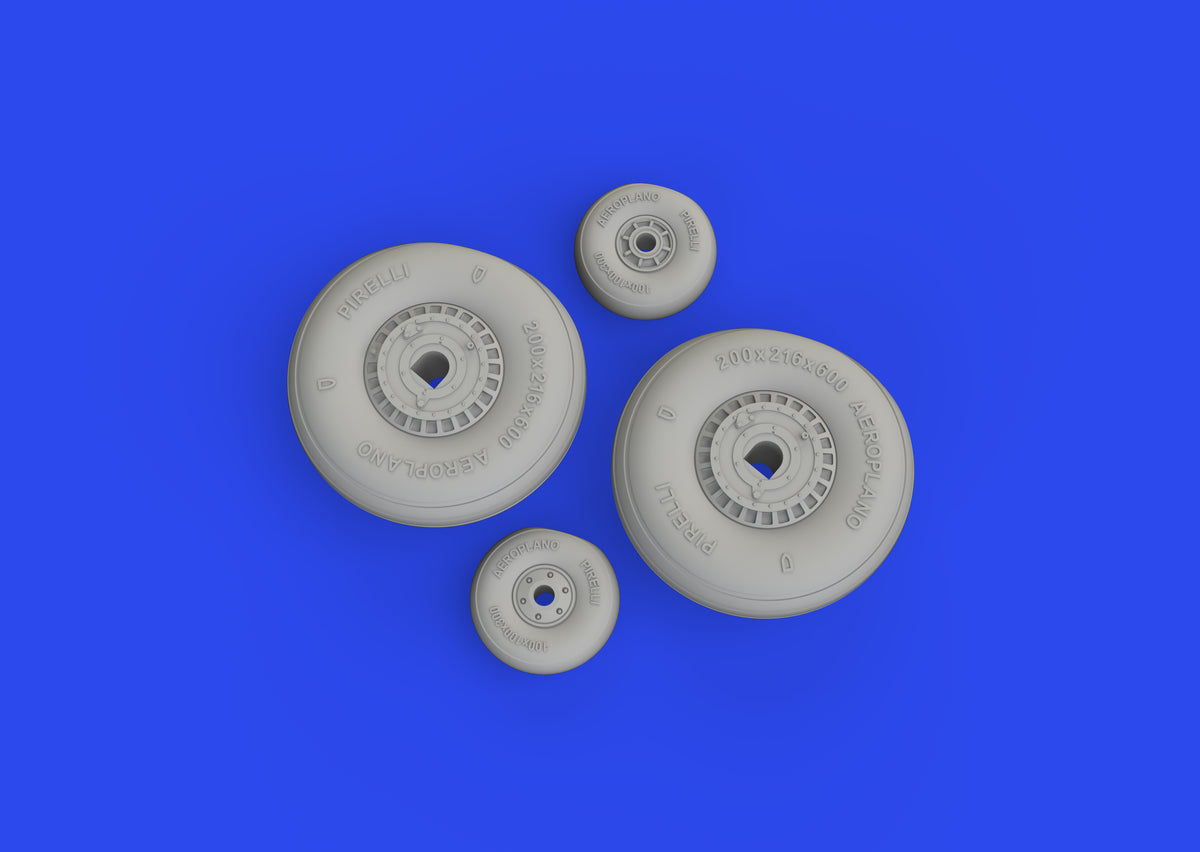 Macchi C.202 Folgore wheels (designed to be used with Italeri kits)