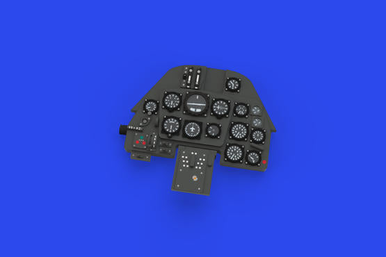 Messerschmitt Bf-109K-4 LooK (designed to be used with Eduard Models kits) LooK set Brassin pre-painted dashboard and STEEL seatbelts