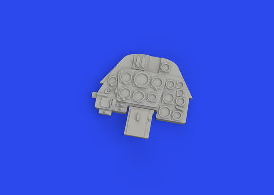 Messerschmitt Bf-109K-4 LooK (designed to be used with Eduard Models kits) LooK set Brassin pre-painted dashboard and STEEL seatbelts