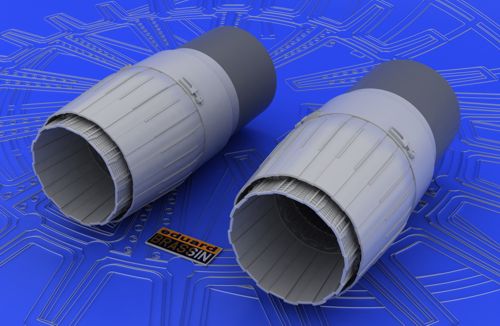 Mikoyan MiG-29 exhaust nozzles (designed to be used with Academy, Eduard and Kora kits)