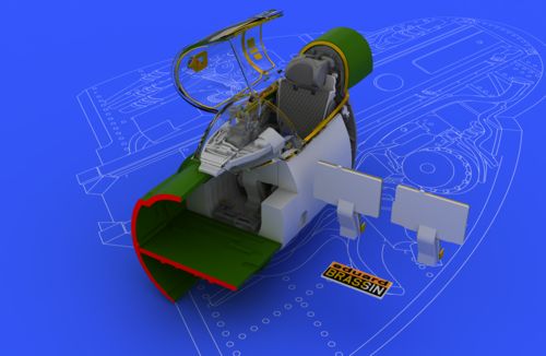 Mikoyan MiG-21BIS interior (designed to be used with Eduard kits)