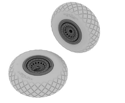Boeing B-17 Flying Fortress wheels with weighted tyre effect (designed to be used with Monogram and Revell kits) ) [B-17F B-17G]