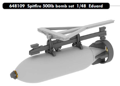 Supermarine Spitfire 500lb bomb set (designed to be used with Eduard kits)[Mk.VIII Mk.IXc Mk.IXe]