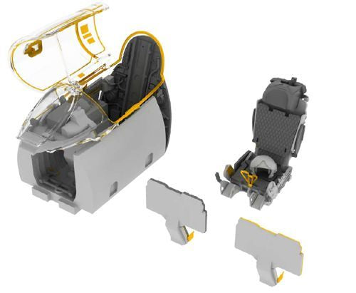 RE-RELEASED!!! Mikoyan MiG-21PFM interior – grey 1/48 (designed to be used with Eduard kits)