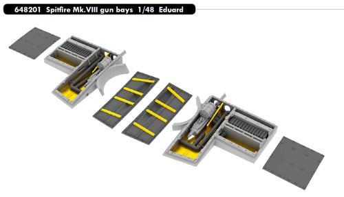 Supermarine Spitfire Mk.VIII gun bays (designed to be used with Eduard kits)