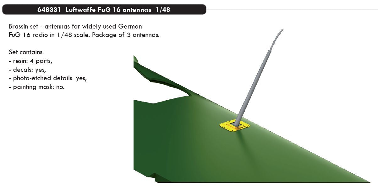 Luftwaffe FuG 16 Antennae