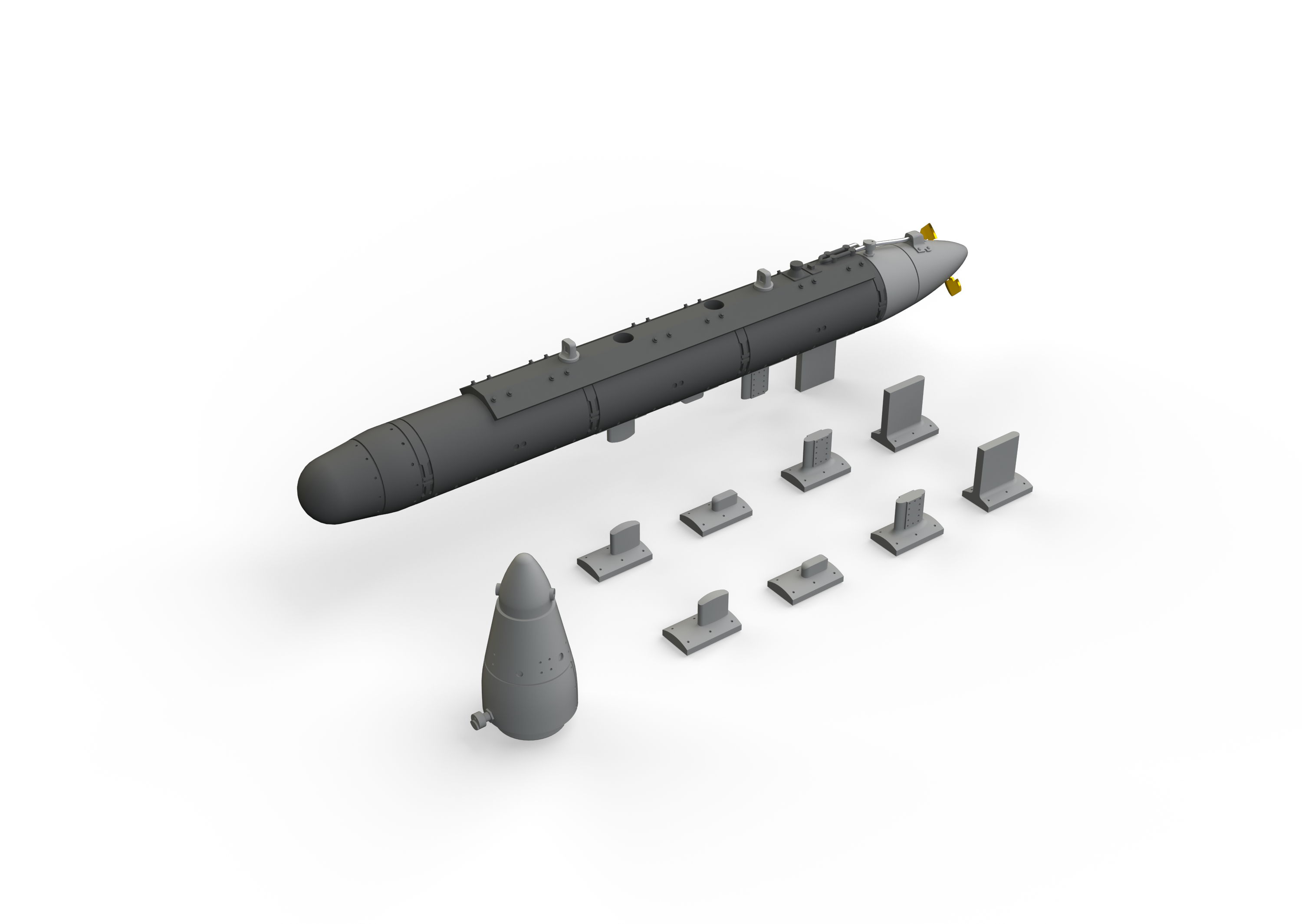 AN/ALQ-71(V)-3 ECM pod (disc Feb 23)(Eduard sold out February 2024 part 1)