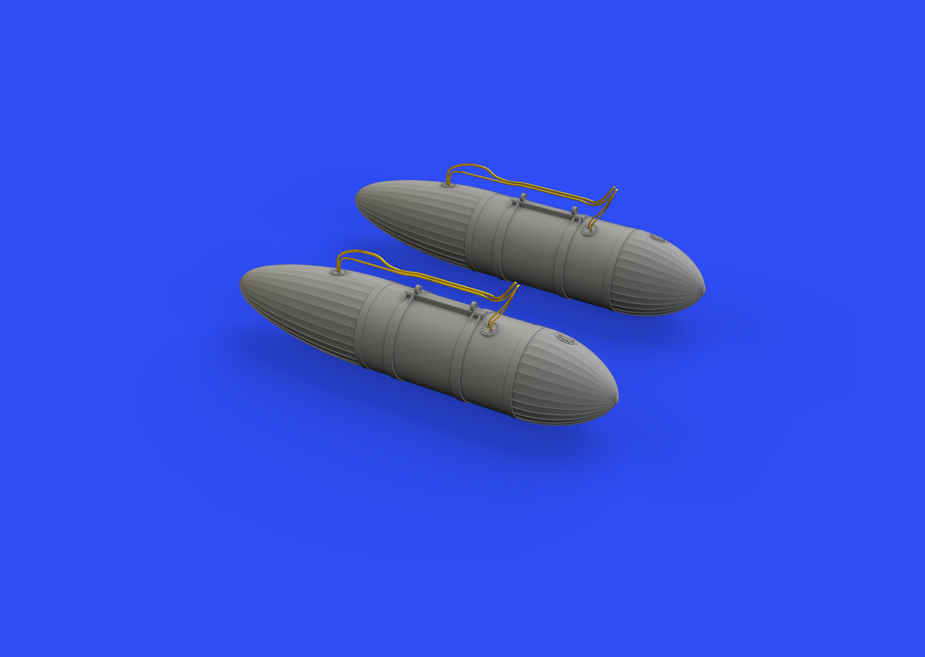 North-American P-51D-5 Mustang 108gal drop tanks (designed to be used with Eduard kits)