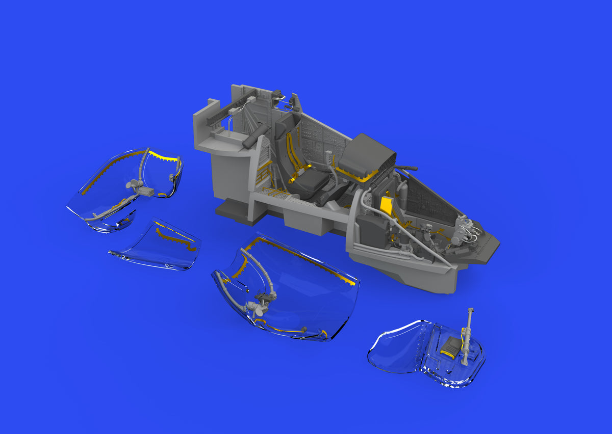 Mil Mi-24D cockpit (designed to be used with Zvezda kits) (Eduard sold out April 2025)