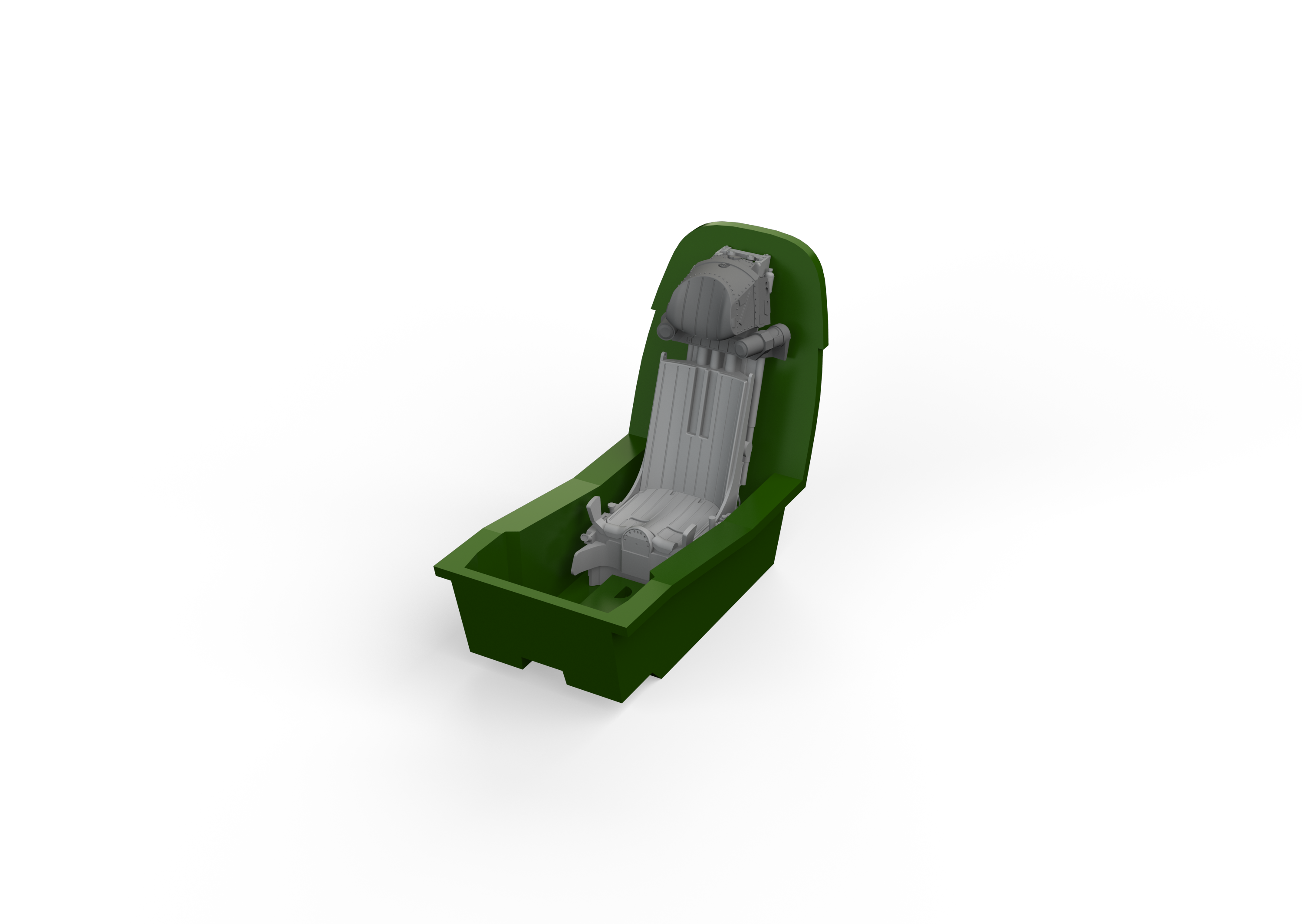 Sukhoi Su-25 ejection seat (3D-Printed) (designed to be used with Zvezda kits)