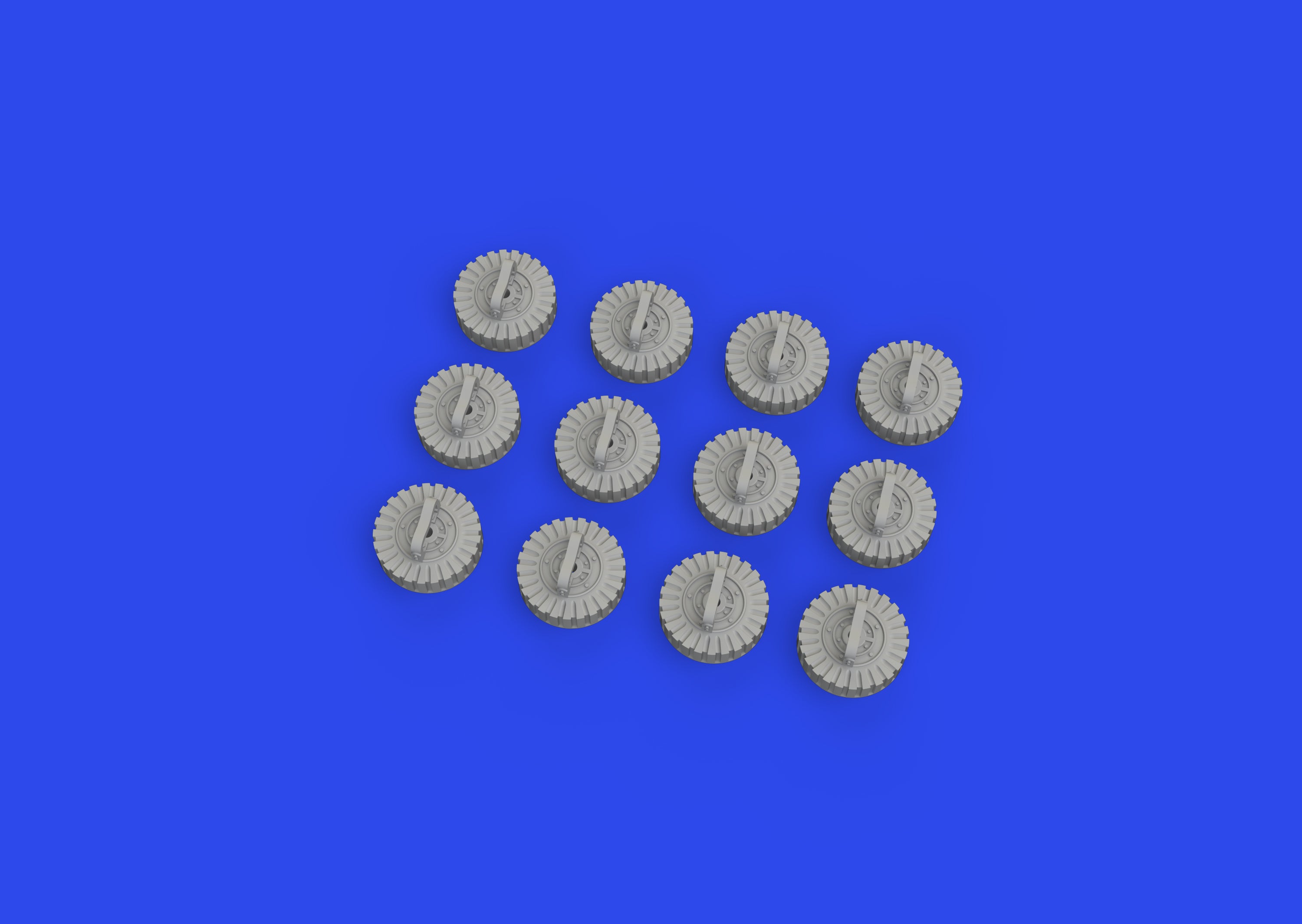 Lewis 97-cartridges ammo magazines (3D-Printed) 1/48