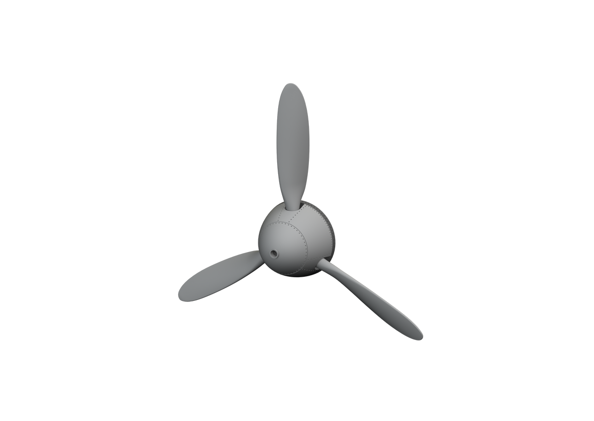 Messerschmitt Bf-109K-4 propeller (3D-Printed) (designed to be used with Eduard Models kits)