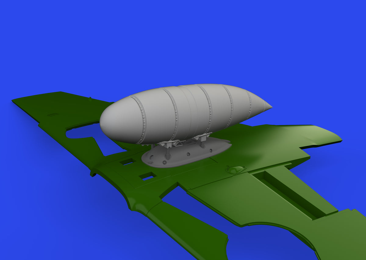 Messerschmitt Bf-109K-4 external fuel tanks x 3 types (designed to be used with Eduard kits)