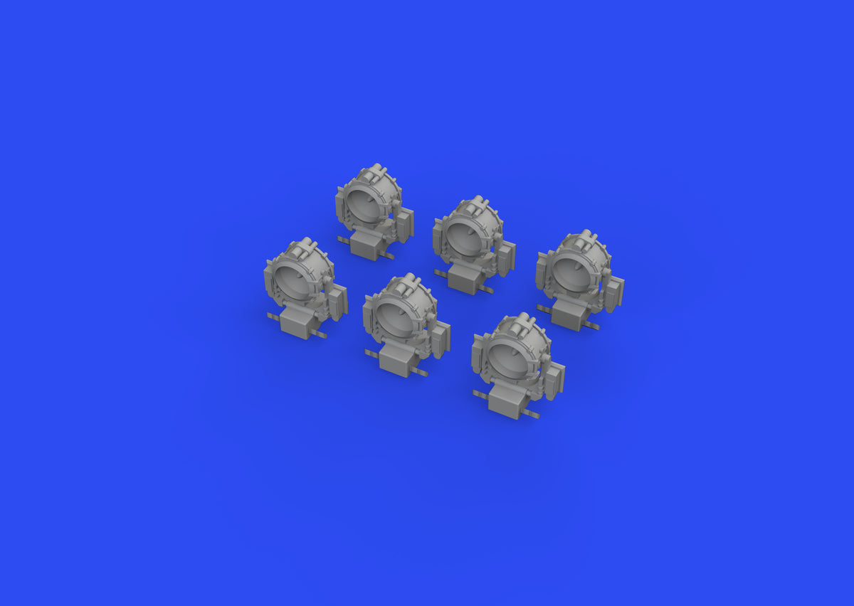 USN searchlights 36 inch (3D-Printed) 1/350