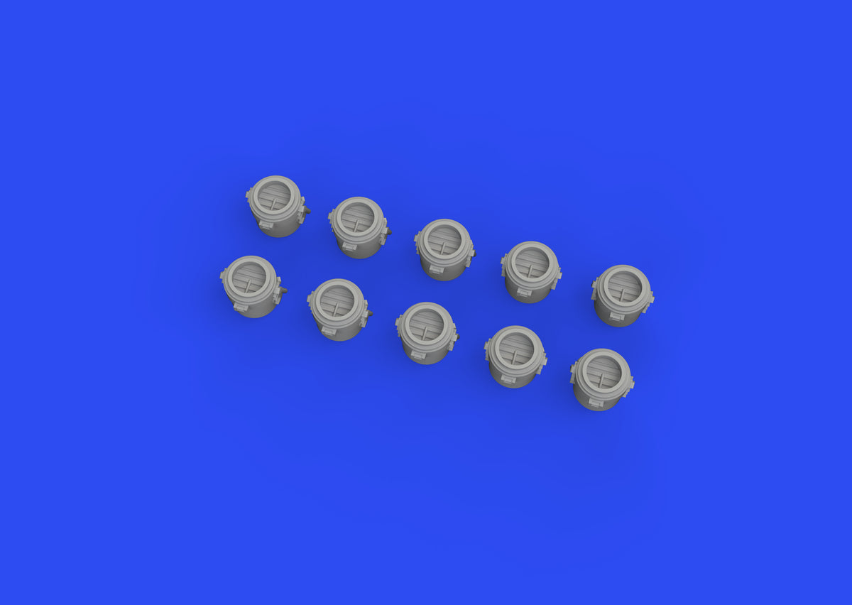 USN searchlights 12 inch (3D-Printed) 1/350
