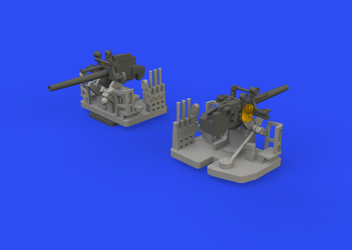 5'/25 caliber gun Mk.10 (3D-Printed) 1/350