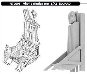 Mikoyan MiG-15 ejection seat (designed to be used with Eduard kits)