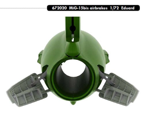 Mikoyan MiG-15Bis airbrakes (designed to be used with Eduard kits)