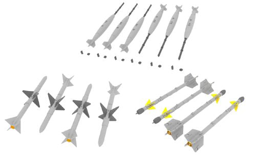 McDonnell F-4 Phantom armament (designed to be used with Academy kits) [F-4J]