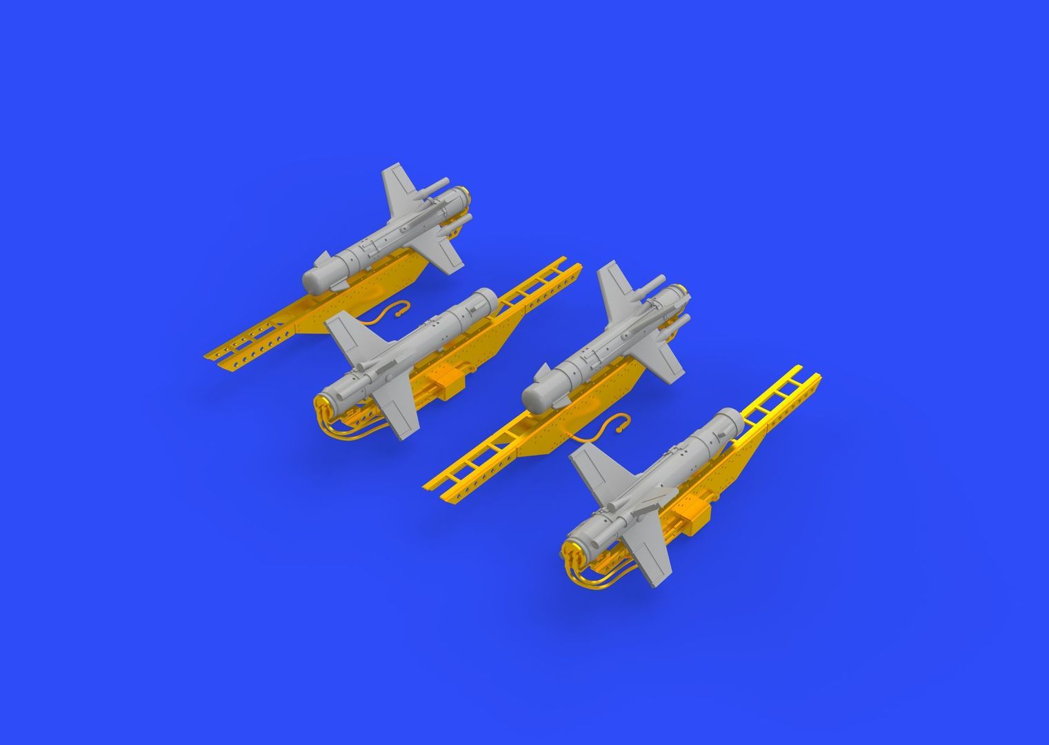 Falanga missiles 9M17P version - AT-2C 'Swatter C' (designed to be used with Revell and Zvezda kits)[Mil Mi-24VP]