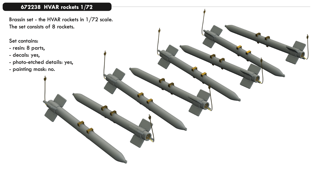 HVAR rockets x 8