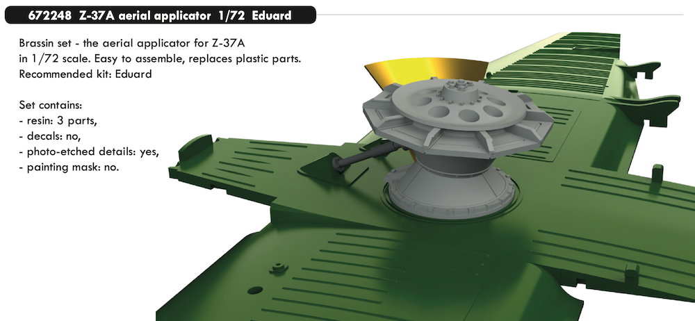 Let Z-37A aerial applicator (designed to be used with Eduard kits) [SERVUS CHLAPCI ] (Eduard sold out February 2025)