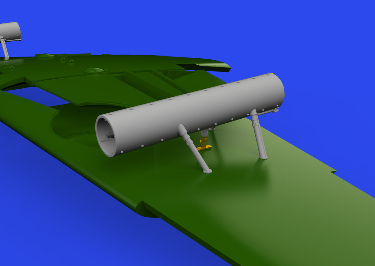 WGr.21 for Messerschmitt Bf-109G (3D-Printed) (designed to be used with Eduard kits)