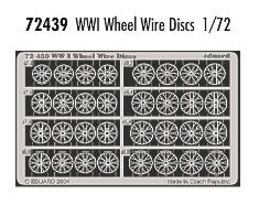 WWI wire wheel spoke discs