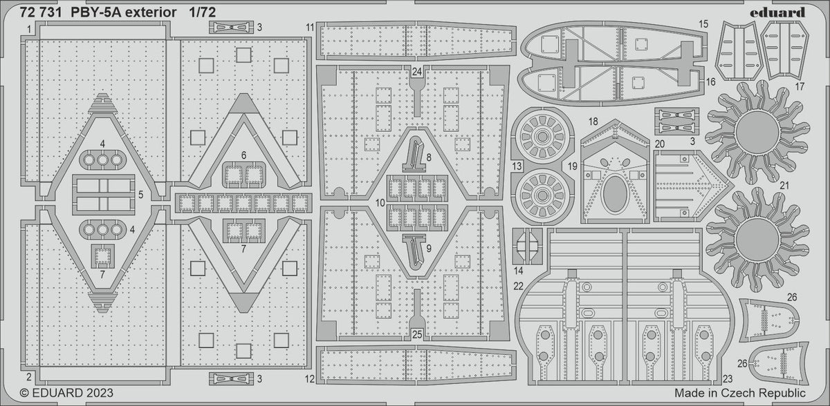 Consolidated PBY-5A Catalina exterior (designed to be used with Academy and Hobby 2000 kits)