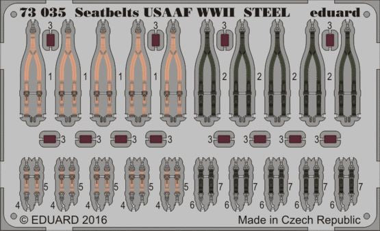 seatbelts USAAF WWII STEEL