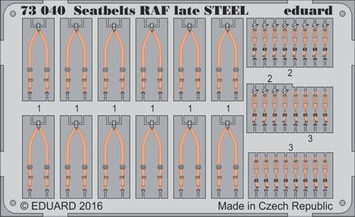 seatbelts RAF late STEEL !
