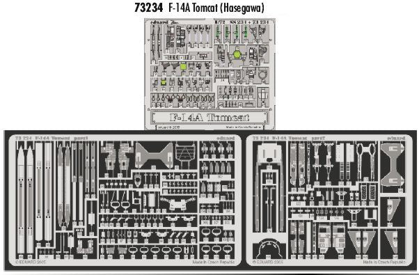 Grumman F-14A Tomcat PRE-PAINTED IN COLOUR! (designed to be used with Hasegawa kits)