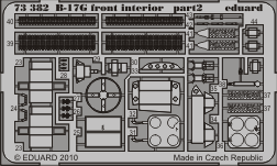 Boeing B-17G Flying Fortress front interior (designed to be used with Revell kits)