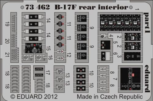 Boeing B-17F Flying Fortress rear interior (designed to be used with Revell kits)
