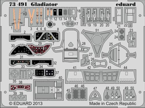 ED73491 Gloster Gladiator Mk.I (designed to be used with Airfix kits)