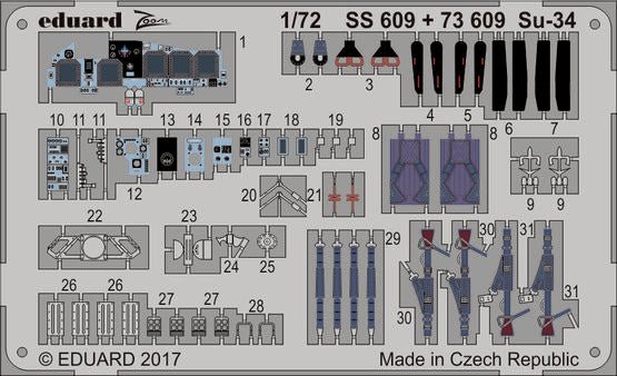 Sukhoi Su-34 (designed to be used with Trumpeter kits)