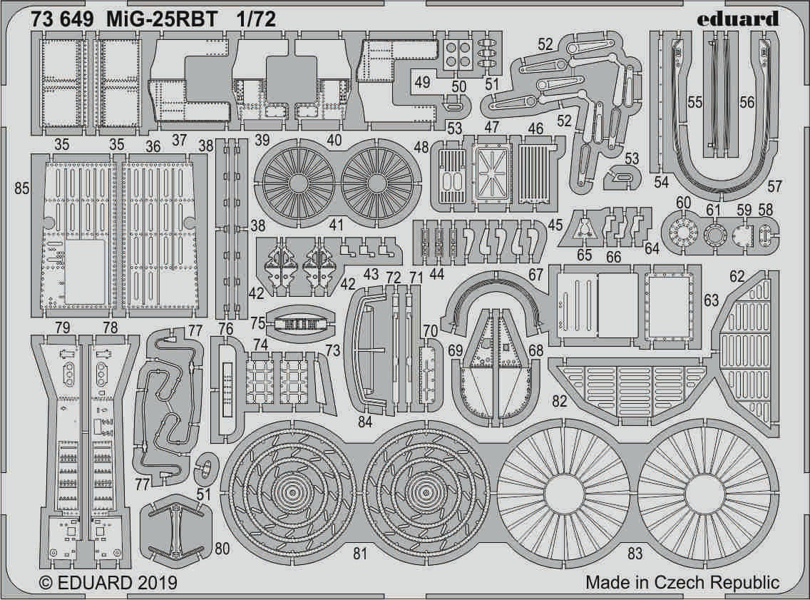 Mikoyan MiG-25RBT (designed to be used with ICM UA UK kits)