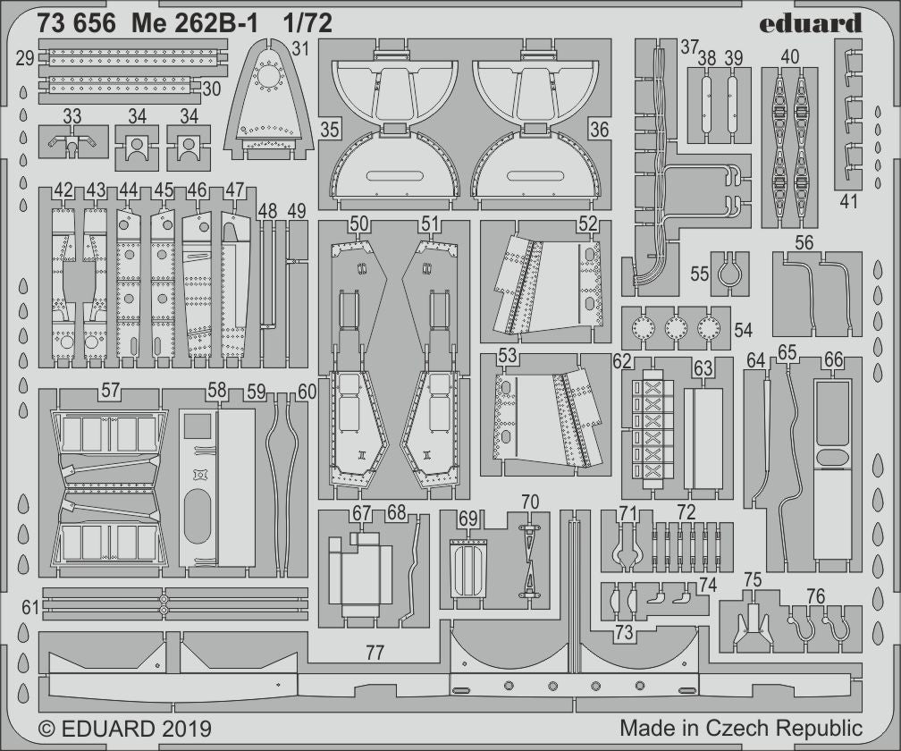 RE-RELEASED!!! Messerschmitt Me-262B-1 (designed to be used with Airfix kits)