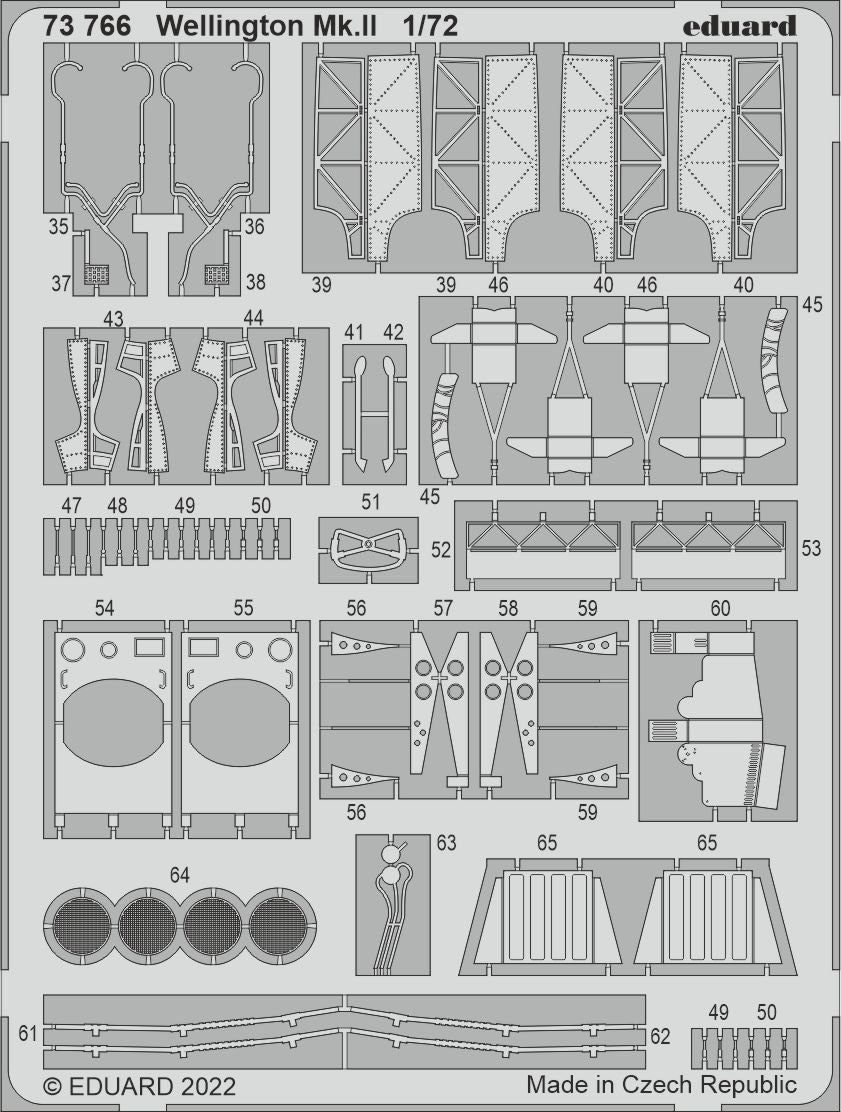 Vickers Wellington Mk.II (designed be used with Airfix kits)
